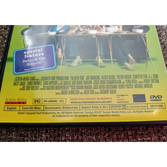 I'm Reed Fish DVD 2007 Jay Baruchel Alexis Bledel DJ Qualls Movie Film RomCom 1x - Picture 8 of 12